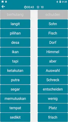 Indonesian - German android App screenshot 2