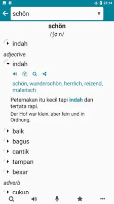 Indonesian - German android App screenshot 6